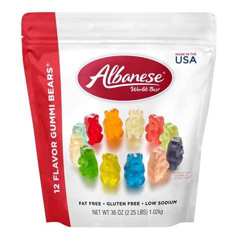 big bag of albanese gummy bears|albanese gummy bears 36 oz.